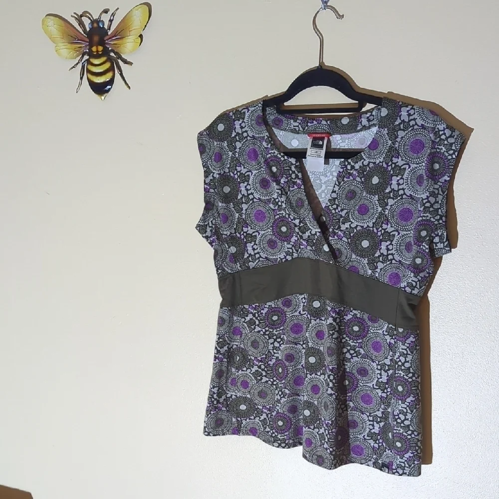 The North Face Women's Purple and Gray Blouse - Picture 2 of 9